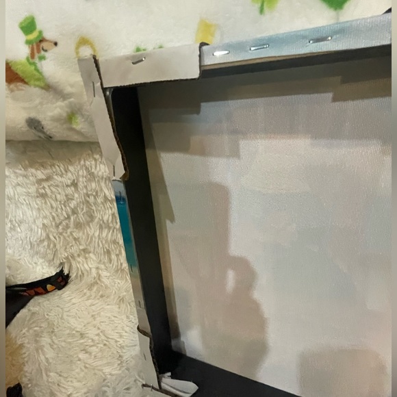 Dachshund canvas beach picture wall art - Picture 5 of 8